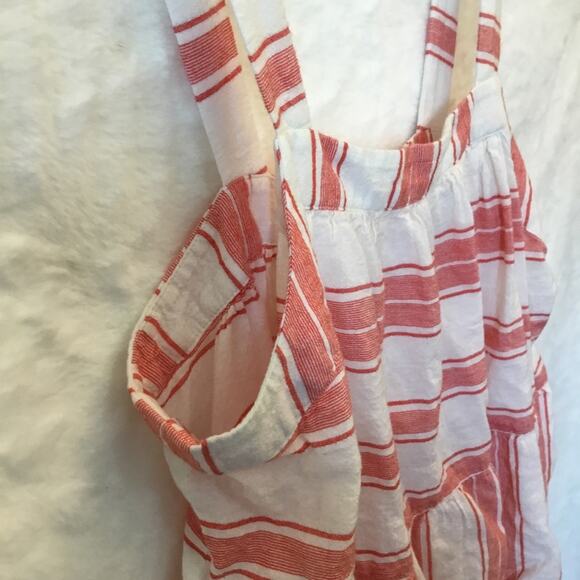 Loft Red & White Striped Tiered Cami - Picture 5 of 10